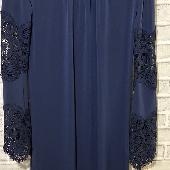 Michael Kors brand polyester hippy lace long sleeve Womens dress Sz small - Picture 15 of 15